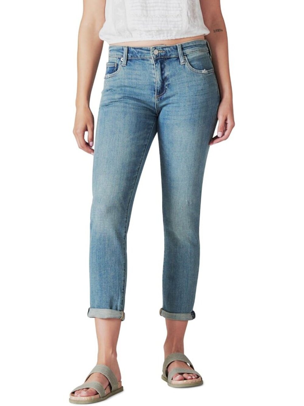 Mid Rise Boyfriend Jeans for Women - Stylish & Comfortable Denim Pants